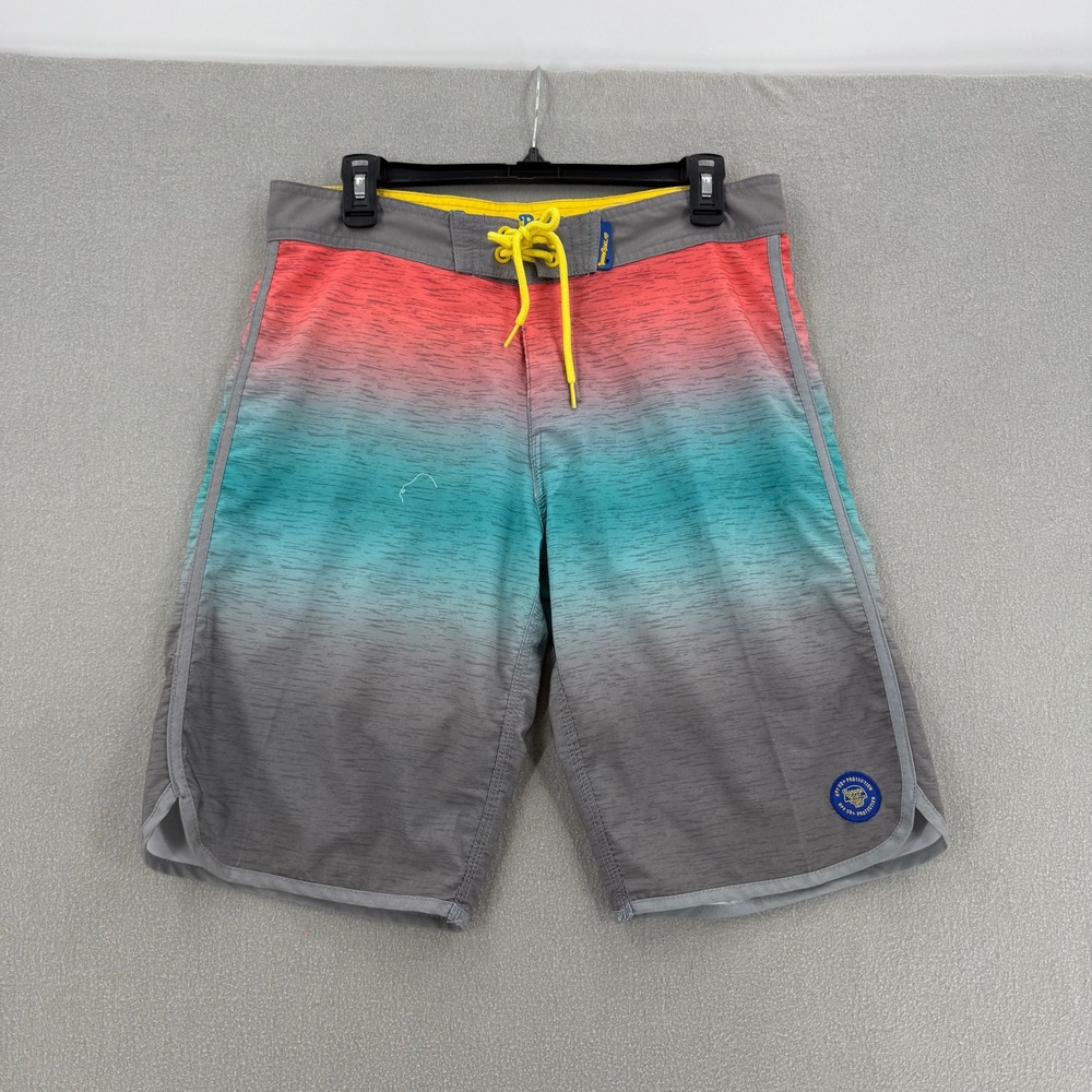 Banana Boat Tecno Stretch Fast Dry UPF 50+ Protection Swim Trunks Shorts Men Med